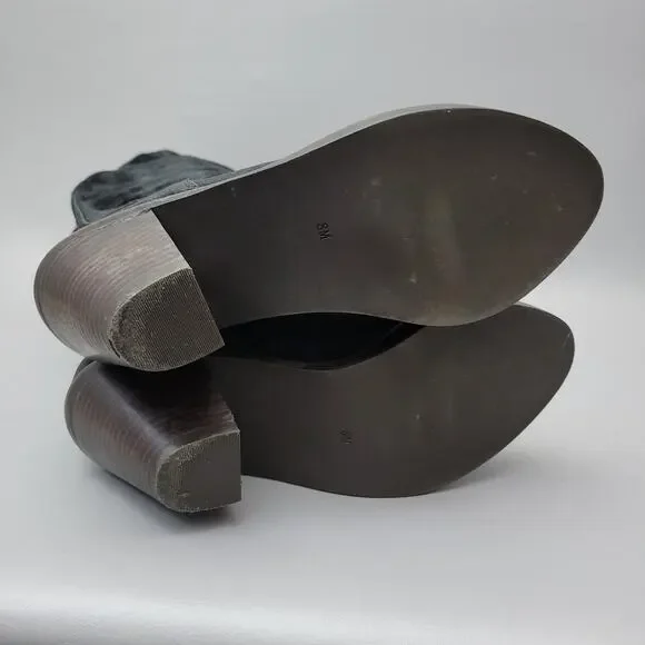 Stylish Black Over the Knee Boots - Picture 13 of 16